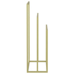 Freestanding Towel Rack Gold 48x24x79 cm Iron