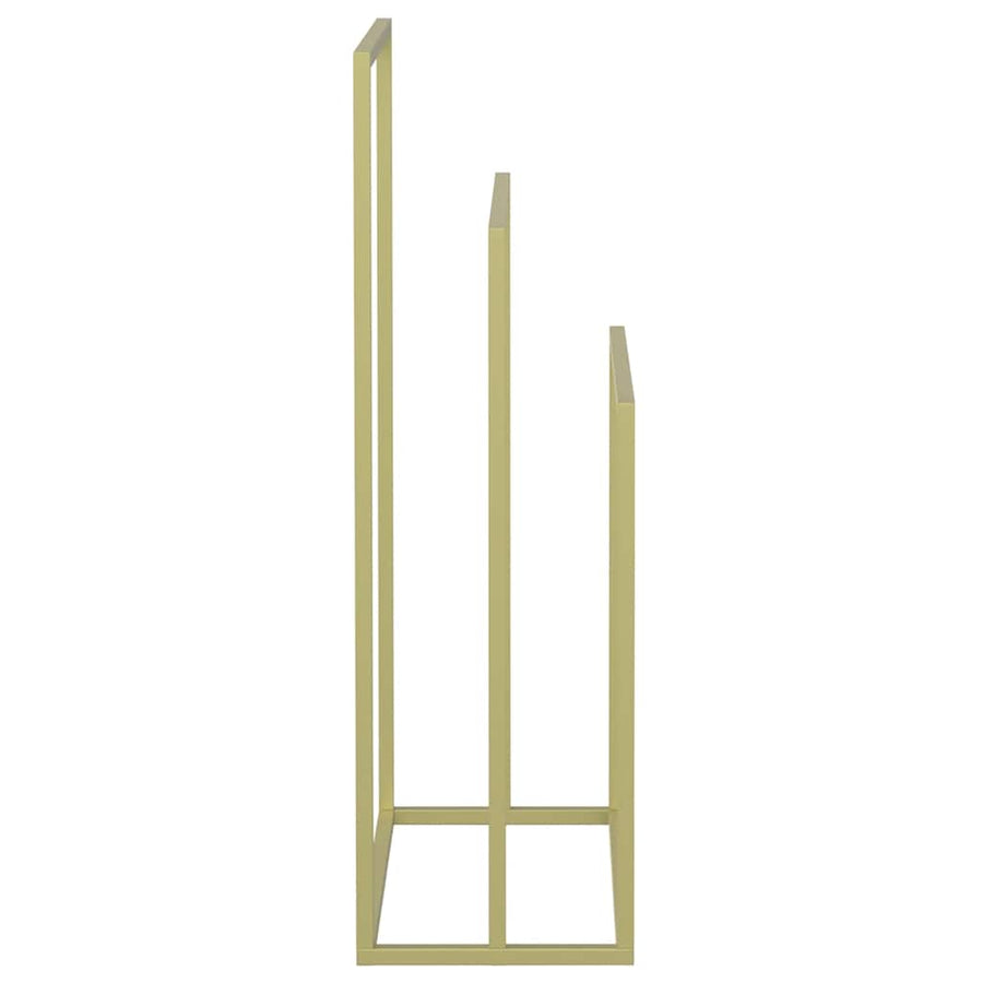 Freestanding Towel Rack Gold 48x24x79 cm Iron