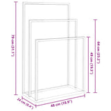 Freestanding Towel Rack Gold 48x24x79 cm Iron