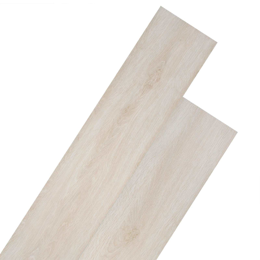 Flooring Planks Oak Classic White 2.51 m² 18 pcs PVC