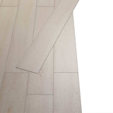 Flooring Planks 18 pcs Oak Classic White 2.51 m² PVC