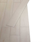 Flooring Planks Oak Classic White 2.51 m² 18 pcs PVC