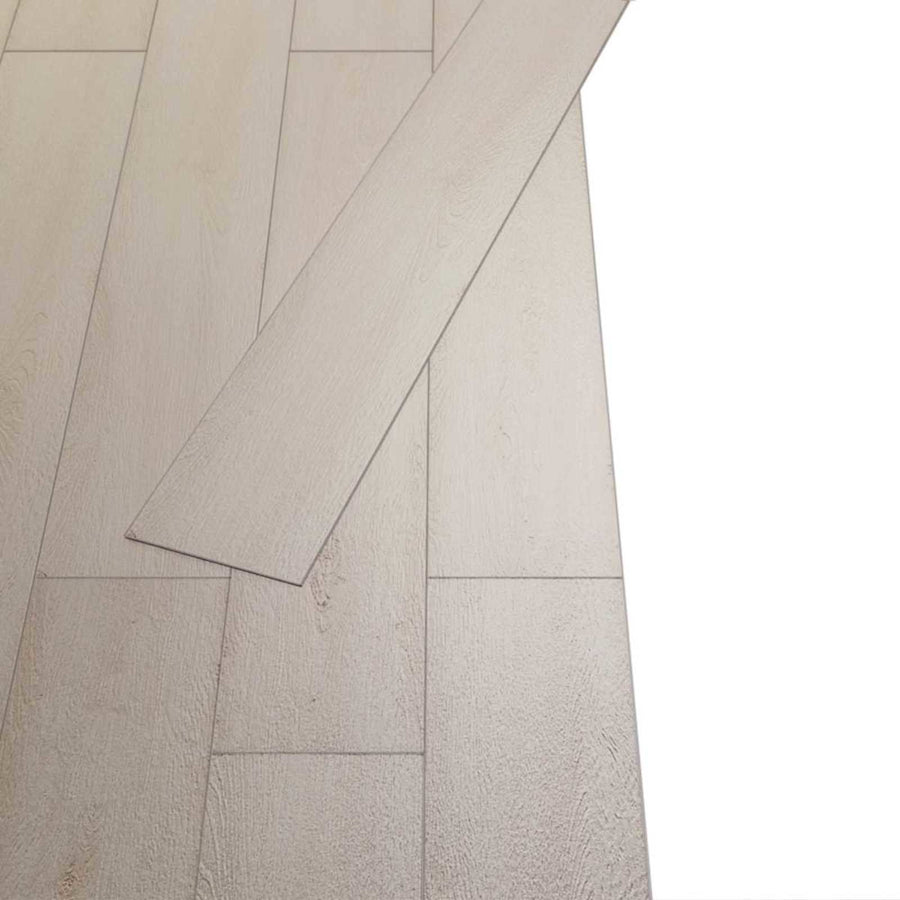 Flooring Planks Oak Classic White 2.51 m² 18 pcs PVC