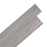 Self-adhesive PVC Flooring Planks 2.51 m² 2 mm Dark Grey - Front View