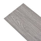 Self-adhesive PVC Flooring Planks 2.51 m² 2 mm Dark Grey - Side View