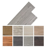 Self-adhesive PVC Flooring Planks 2.51 m² 2 mm Dark Grey - Low Angle