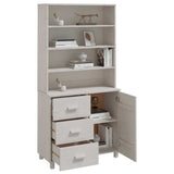 Highboard "HAMAR" Solid Wood Pine White