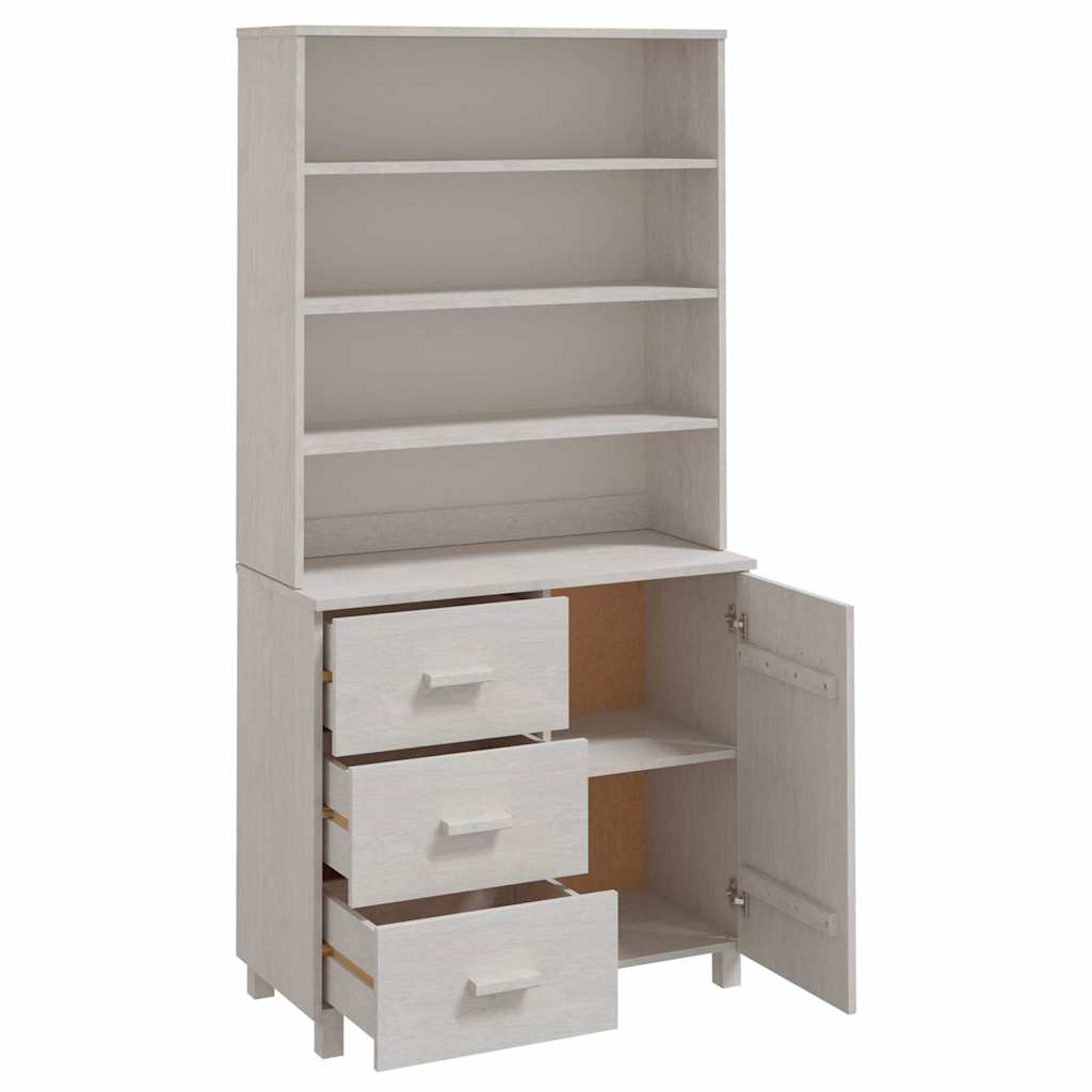 Highboard "HAMAR" Solid Wood Pine White