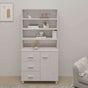 Highboard "HAMAR" Solid Wood Pine White