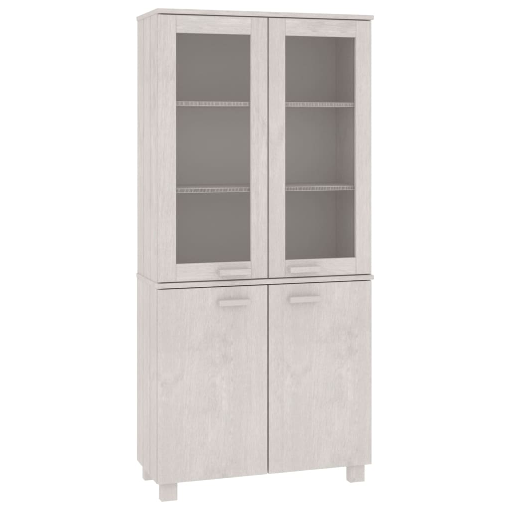 Highboard "HAMAR" Solid Wood Pine White