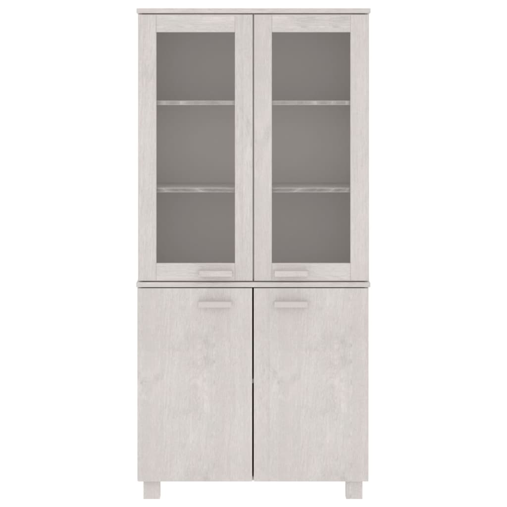 Highboard "HAMAR" Solid Wood Pine White