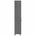 Highboard "HAMAR" Solid Wood Pine Dark Grey