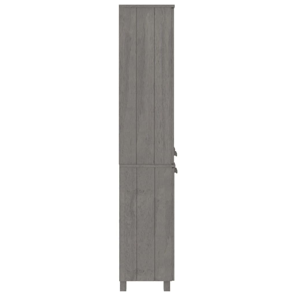 Highboard "HAMAR" Solid Wood Pine Light Grey