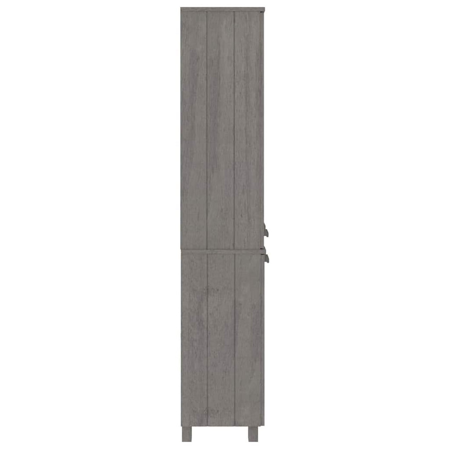 Highboard "HAMAR" Solid Wood Pine Light Grey