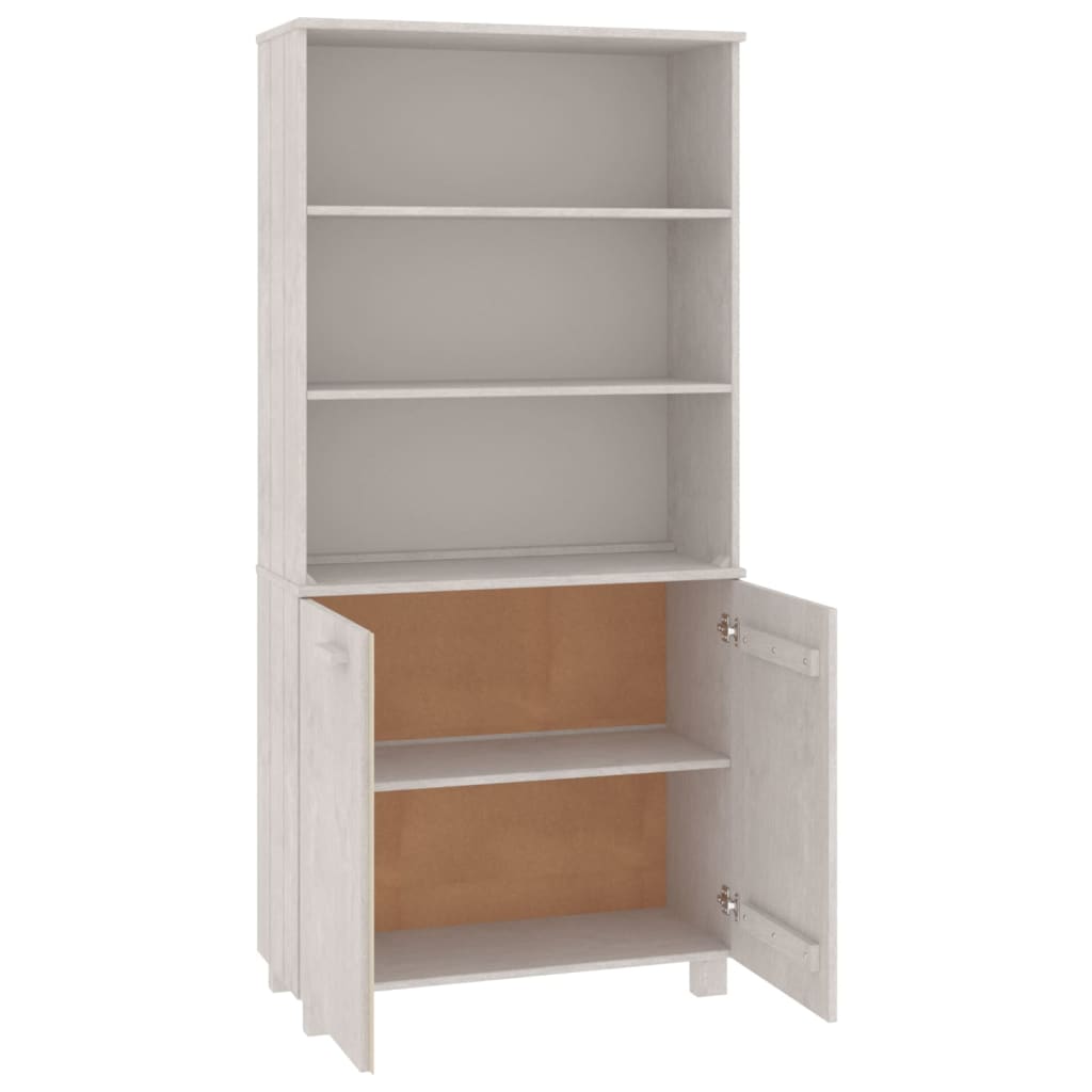 Highboard "HAMAR" Solid Wood Pine White
