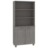 Highboard "HAMAR" Solid Wood Pine Light Grey