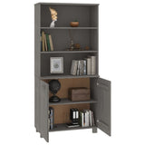 Highboard "HAMAR" Solid Wood Pine Light Grey