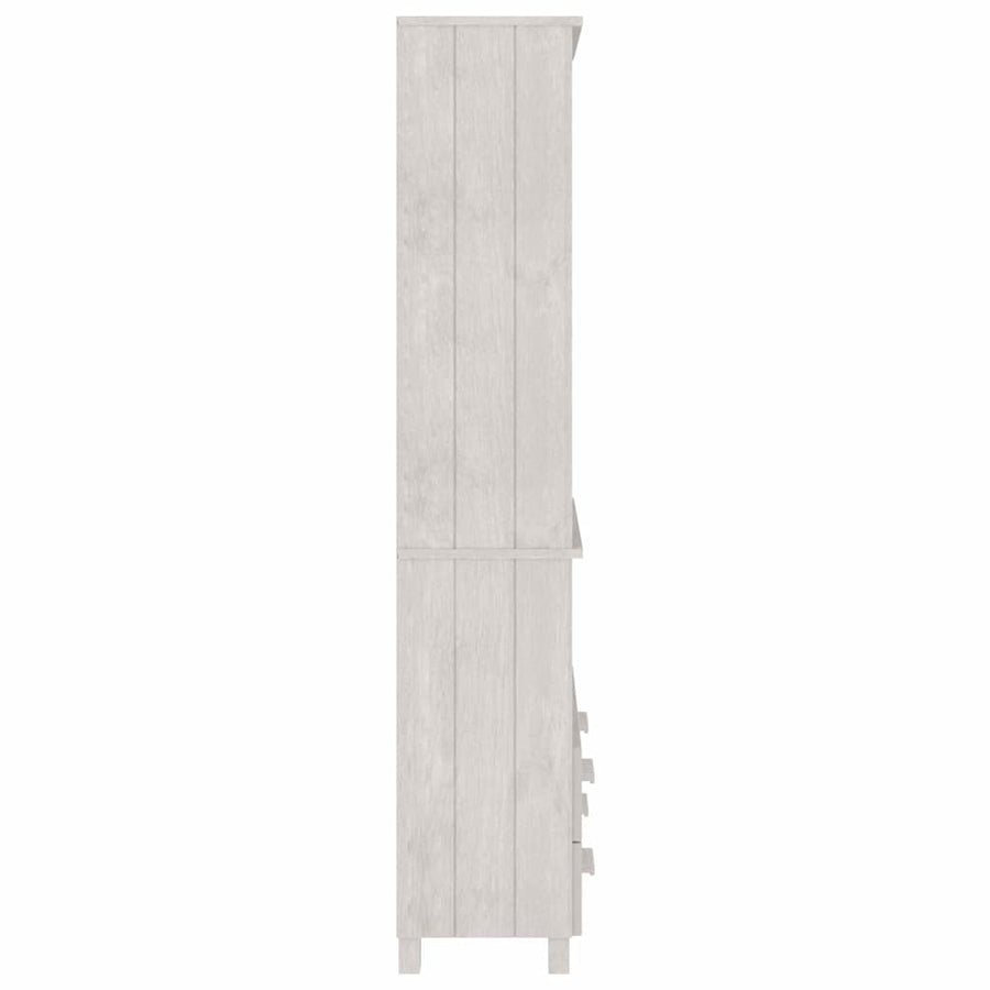 Highboard "HAMAR" Solid Wood Pine White