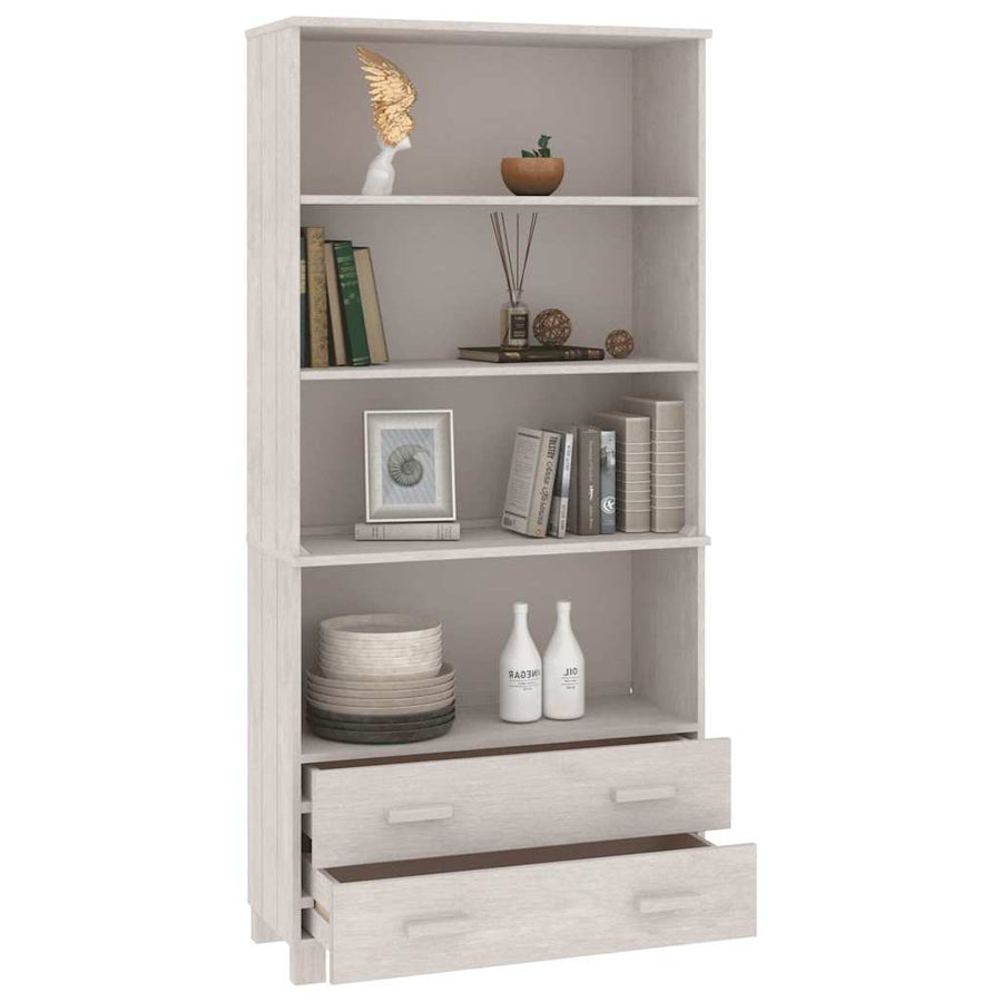 Highboard "HAMAR" Solid Wood Pine White