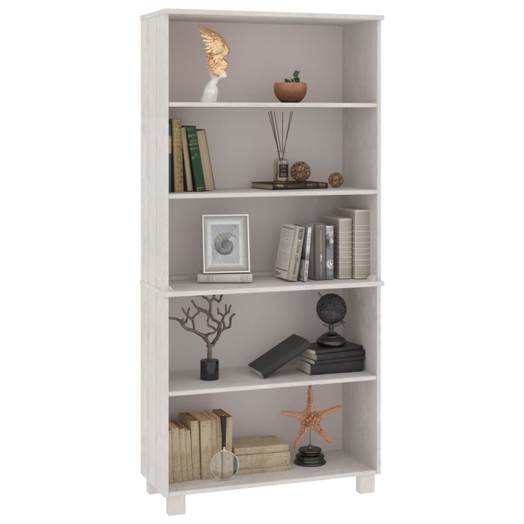 Highboard "HAMAR" Solid Wood Pine White
