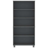 Highboard "HAMAR" Solid Wood Pine Dark Grey