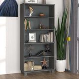 Highboard "HAMAR" Solid Wood Pine Dark Grey