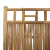 3-Panel Room Divider Bamboo 120x180 cm - Rear View