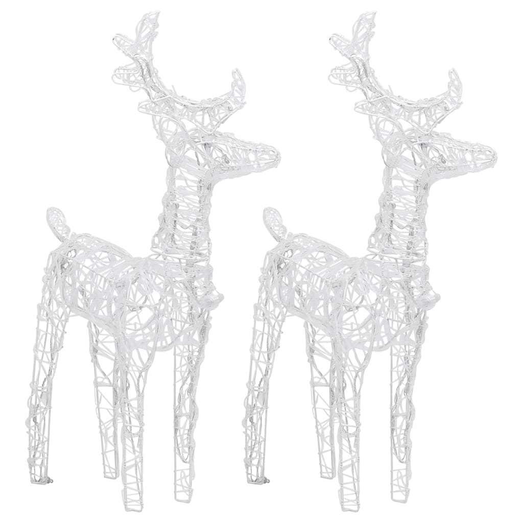 Reindeers & Sleigh Christmas Decoration 320 LEDs Acrylic