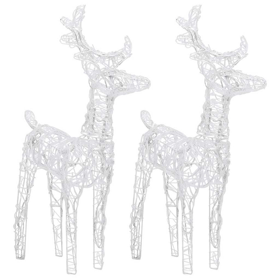 Reindeers & Sleigh Christmas Decoration 320 LEDs Acrylic