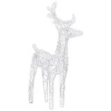 Reindeers & Sleigh Christmas Decoration 320 LEDs Acrylic - 45-Degree Angle
