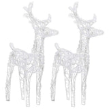 Reindeers & Sleigh Christmas Decoration 320 LEDs Acrylic