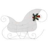 Reindeer & Sleigh Christmas Decoration 140 LEDs Outdoor White - Extra Image