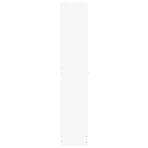 Shoe Cabinet White 59x17x81 cm Engineered Wood