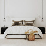 Bedside Cabinets 2 pcs with Drawer Black