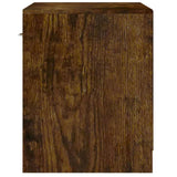 Bedside Cabinets 2 pcs with Drawer Smoked Oak - Extra Image