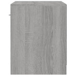 Bedside Cabinets 2 pcs with Drawer Grey Sonoma