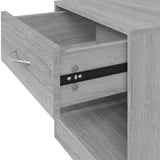 Bedside Cabinets 2 pcs with Drawer Grey Sonoma