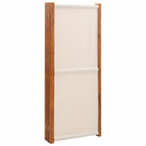 6-Panel Room Divider Cream White 420x180 cm - 45-Degree Angle
