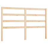 Bed Headboard 141 cm Solid Wood Pine - Front View