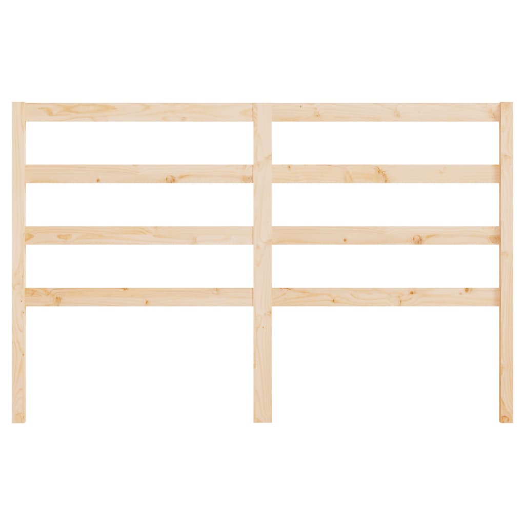Bed Headboard 141 cm Solid Wood Pine