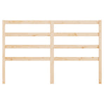 Bed Headboard 141 cm Solid Wood Pine