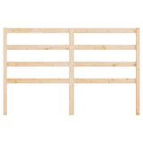 Bed Headboard 141 cm Solid Wood Pine - Top-Down View
