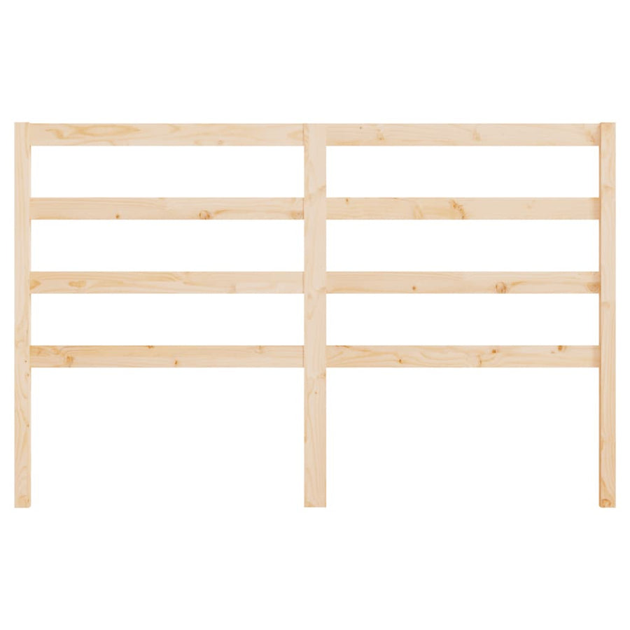 Bed Headboard 141 cm Solid Wood Pine