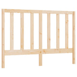 Bed Headboard 141 cm Solid Wood Pine - Front View