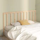 Bed Headboard 186 cm Solid Wood Pine - Side View