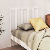 Bed Headboard White 96x4x100 cm Solid Wood Pine
