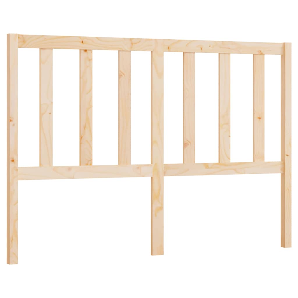 Bed Headboard 141x4x100 cm Solid Wood Pine