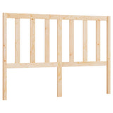 Bed Headboard 141x4x100 cm Solid Wood Pine - Front View