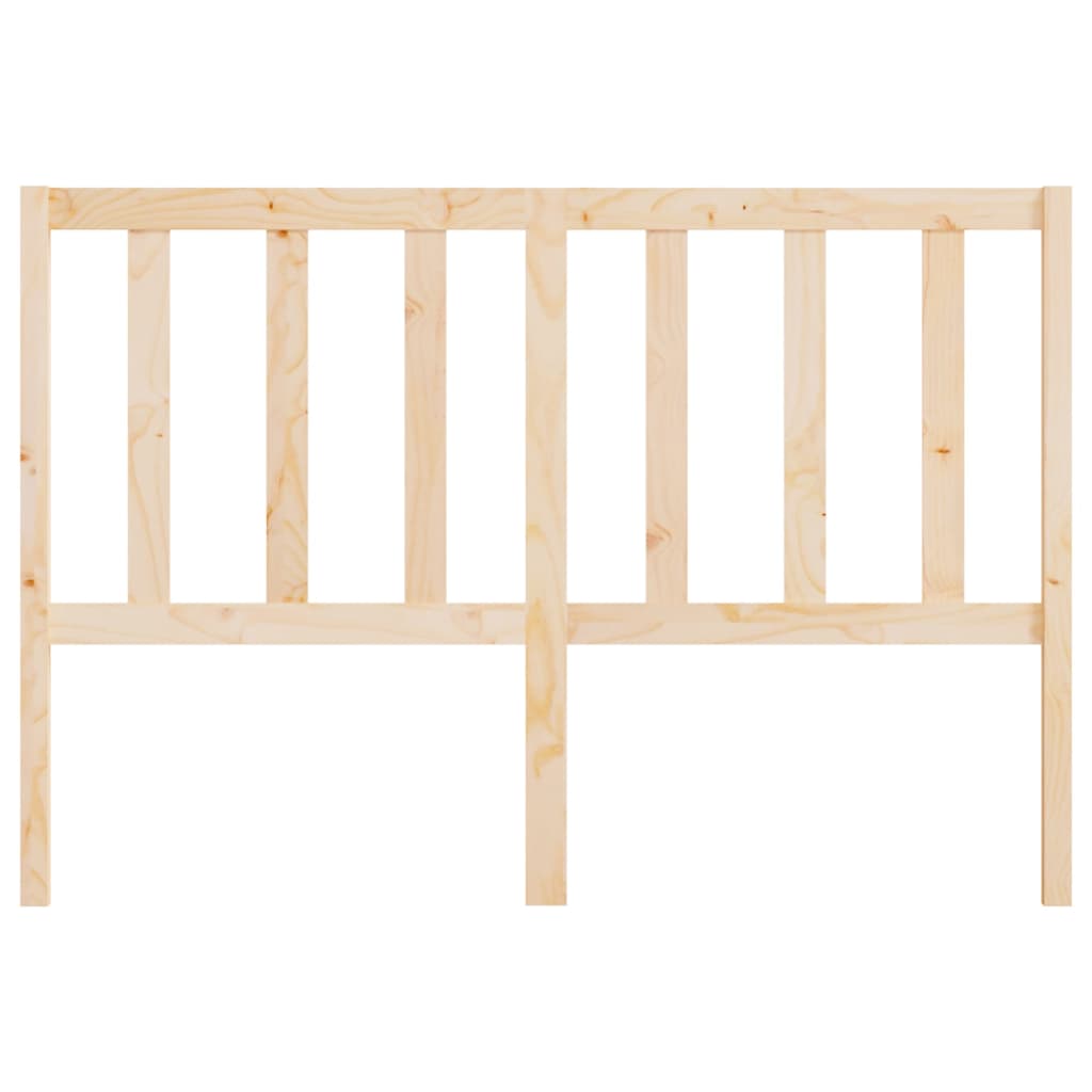 Bed Headboard 141x4x100 cm Solid Wood Pine