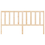 Bed Headboard 186 cm Solid Wood Pine - Top-Down View